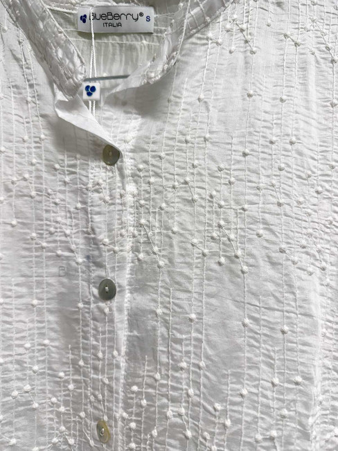 Tunika vit med broderi från Blueberry 2