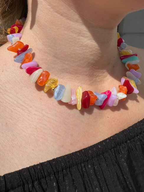 Halsband  multifärg från Gemini