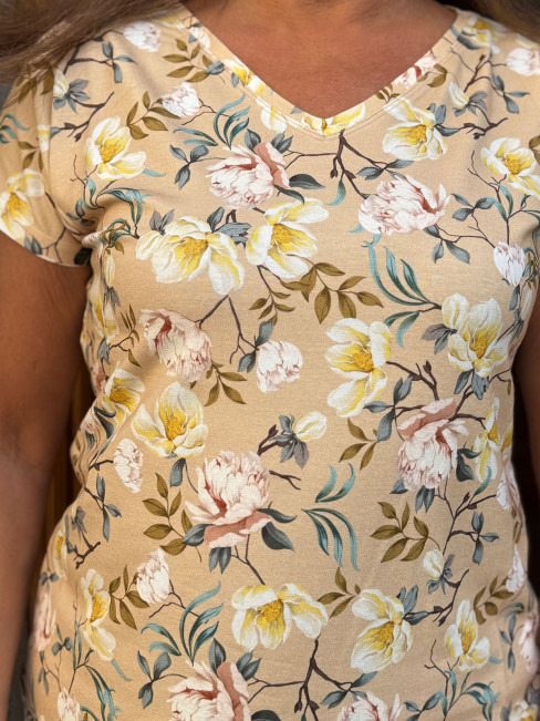 Trikåtopp Valta blom från Camilla Thulin 2