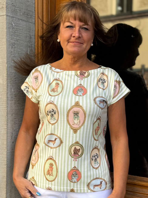 Trikåtopp Alta Dog från Camilla Thulin