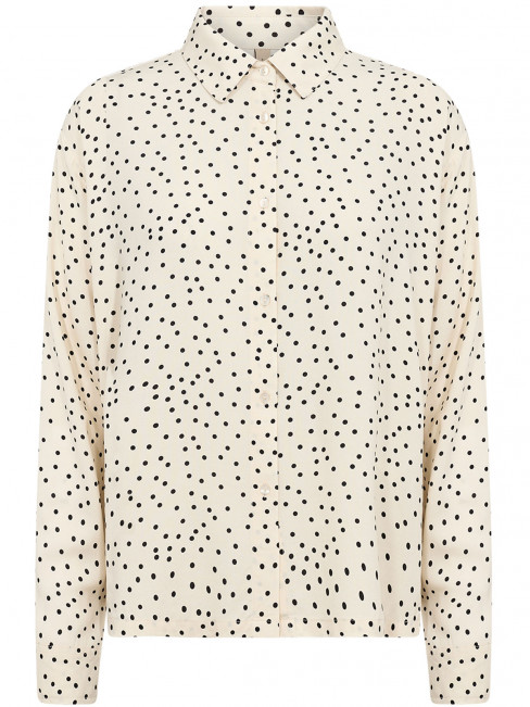 Prickig blus offwhite/svart från Soyaconcept