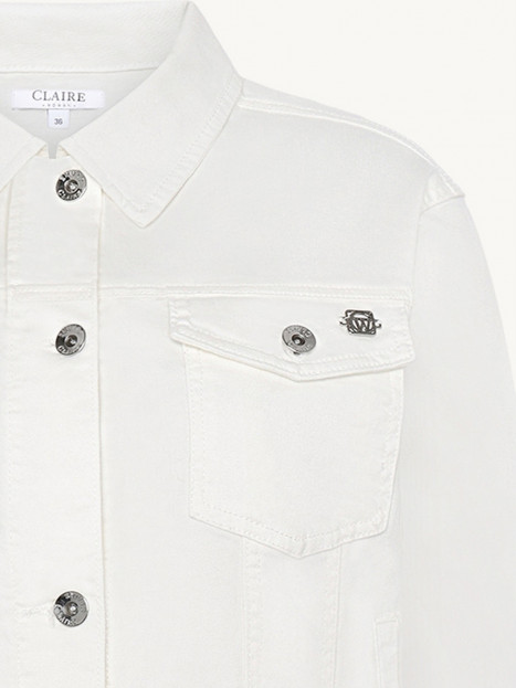 Jeansjacka Ebel vit från Claire Woman