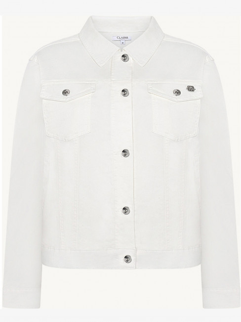 Jeansjacka Ebel vit från Claire Woman