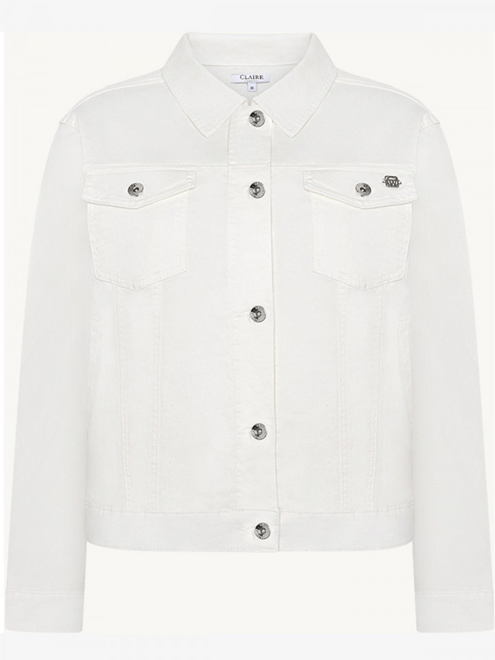 Jeansjacka Ebel vit från Claire Woman