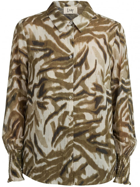 Blus Lotta grön från Isay