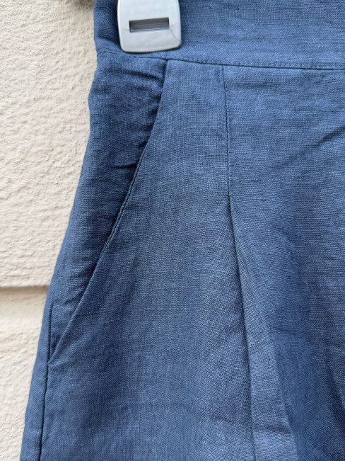 Linneshorts blå från Blueberry 2