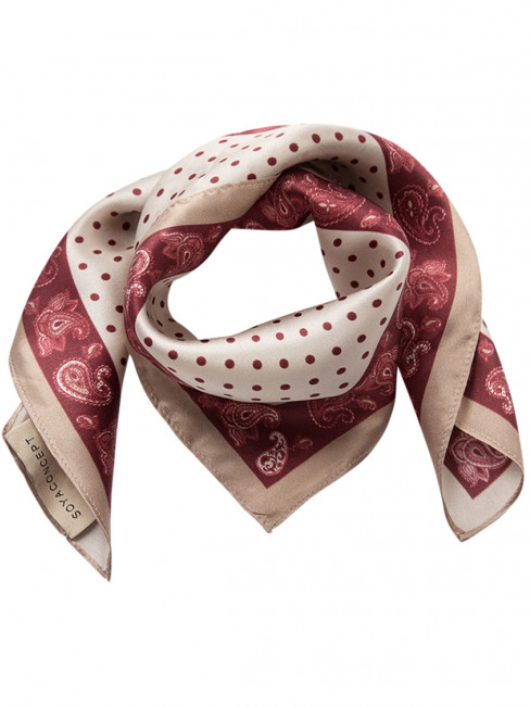 Sidenscarf Gianna röd från SoyaConcept