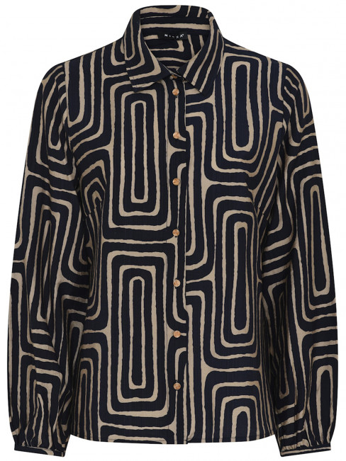 Blus marin/sand från Micha