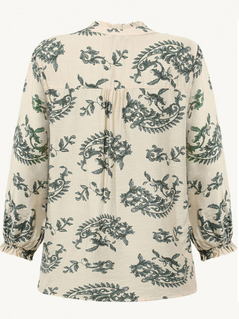 Blus grönmönstrad från Claire 2