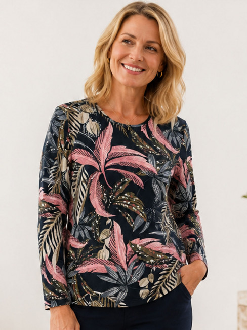 Topp marin/rosa från Marinello