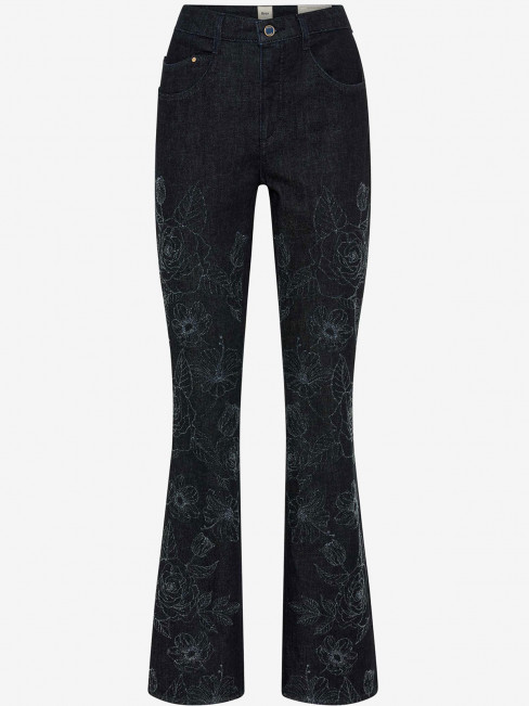 Jeans Mary blom bootcut denimblå från Brax