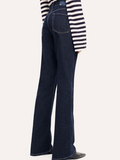 Jeans Paris Flare mörk denim från Cambio