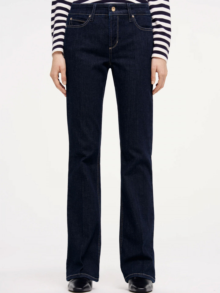 Jeans Paris Flare mörk denim från Cambio