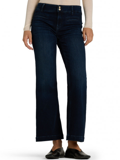 Jeans Tessa Wide mörk denim från Cambio