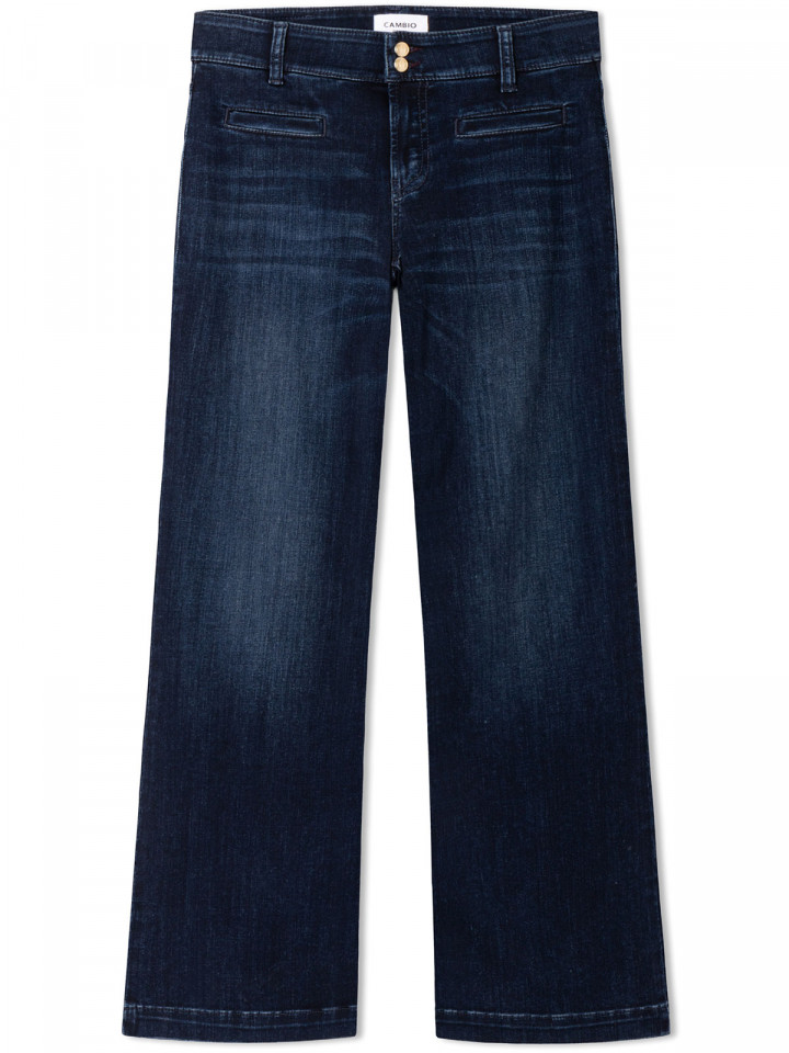 Jeans Tessa Wide mörk denim från Cambio