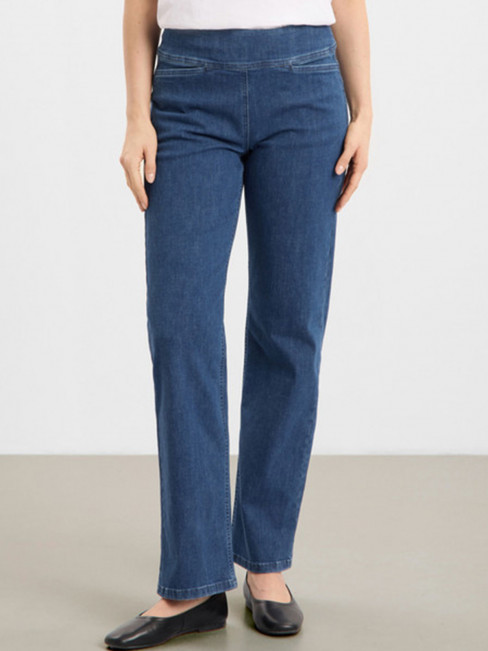 Mirakelbyxa Thea denimblå från Laurie