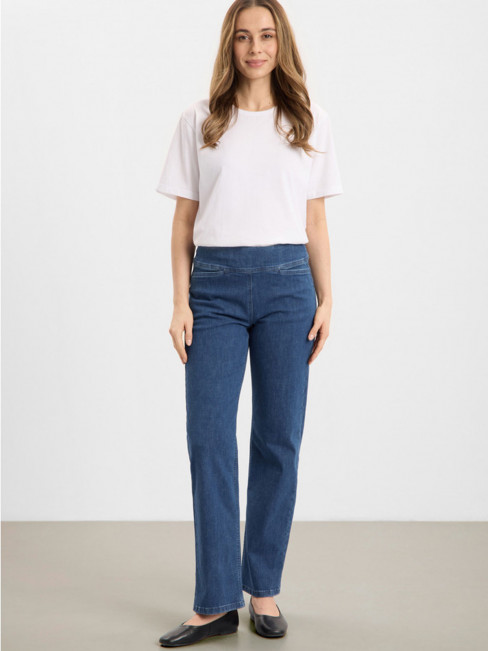 Mirakelbyxa Thea denimblå från Laurie 2