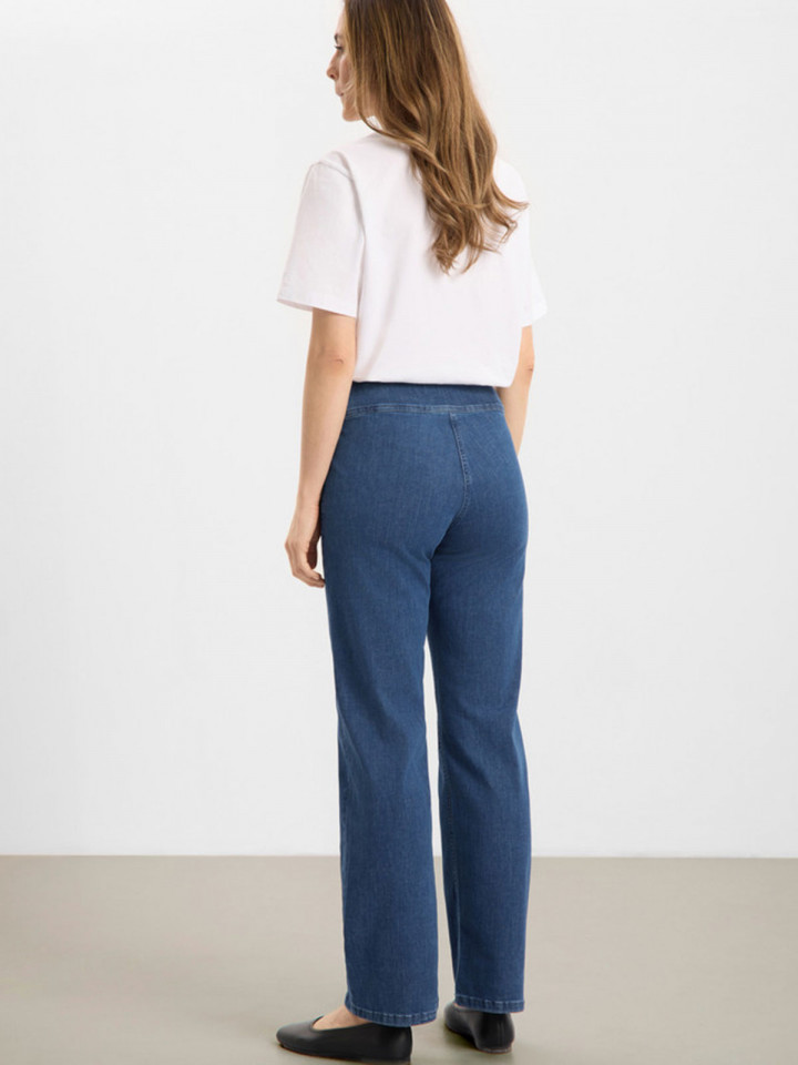 Mirakelbyxa Thea denimblå från Laurie