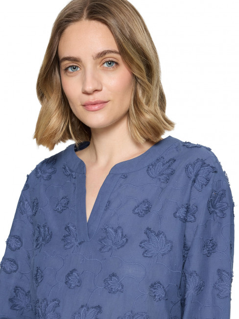 Bomullsblus applikation blå från Betty Barclay 2