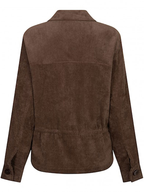 Manchesterjacka/blus Brun creme från Red Button 2