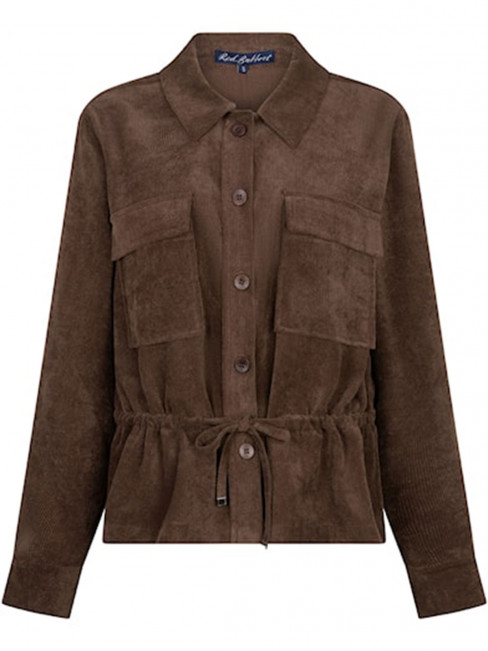 Manchesterjacka/blus Brun creme från Red Button