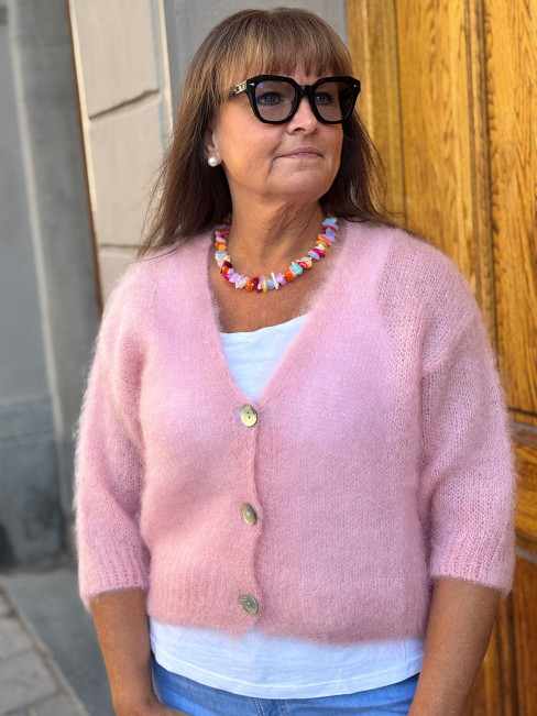 Mohairkofta Carol rose från Gossip