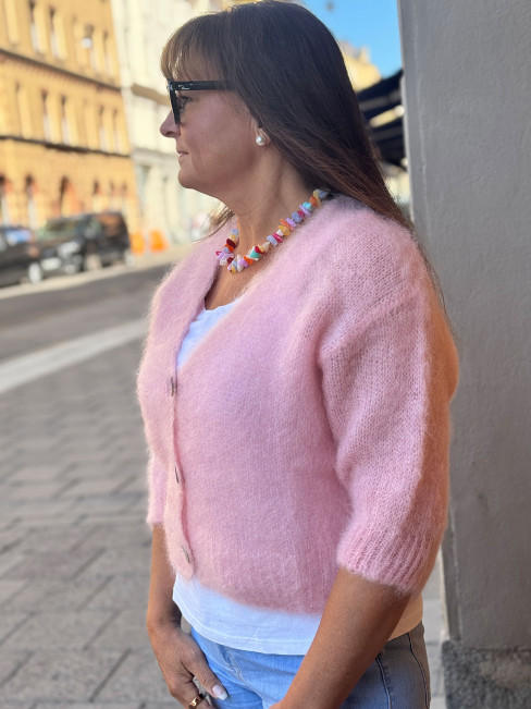 Mohairkofta Carol rose från Gossip 2