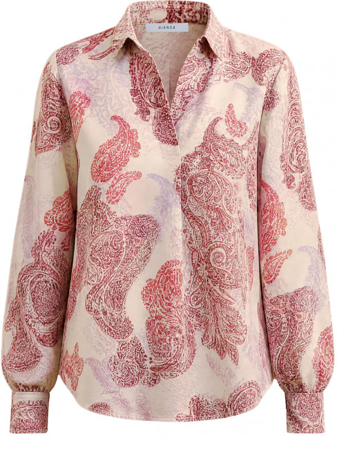 Blus Adina paisley rosa från Bianca 2