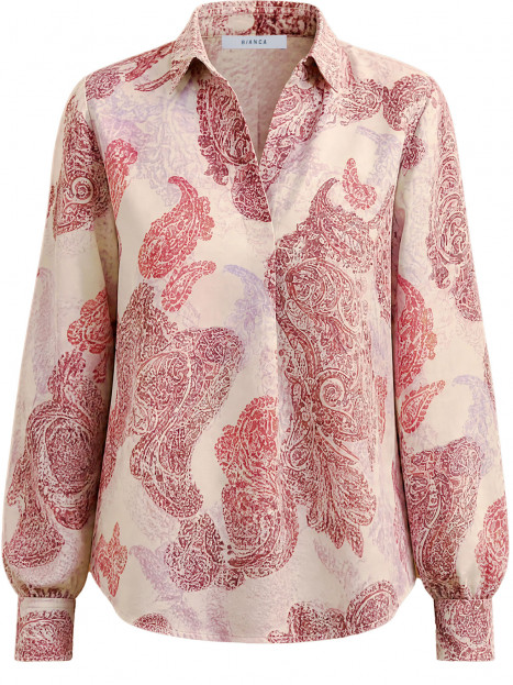 Blus Adina paisley rosa från Bianca