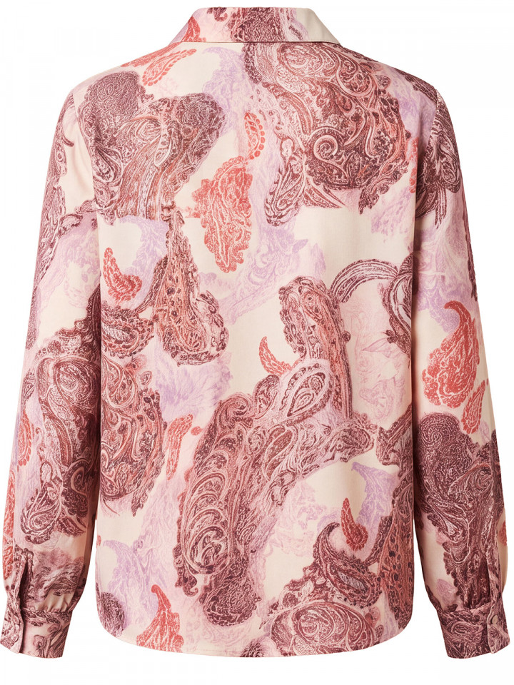 Blus Adina paisley rosa från Bianca
