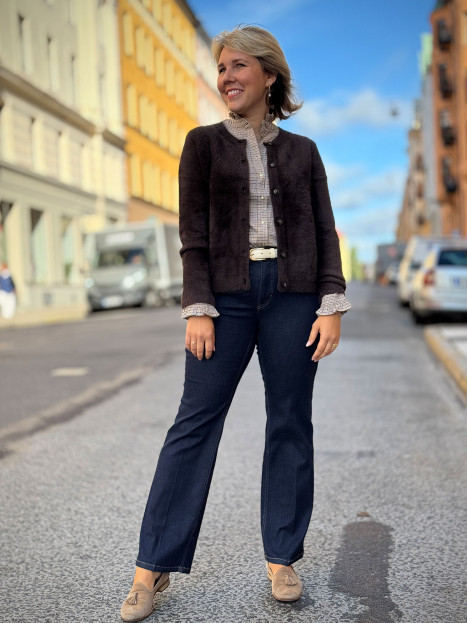 Jeans Laura mörk marin från MAC