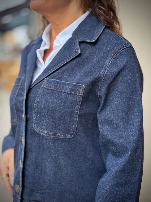 Jacka Carpi mörk denim från Isay 2