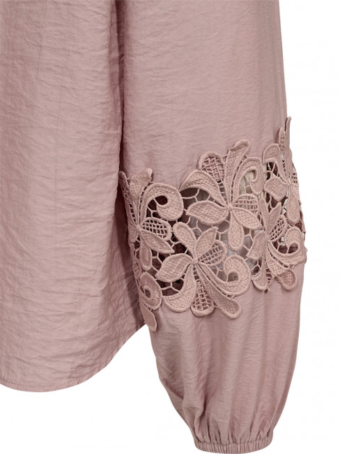 Blus vacker ärm Mauve från Freequent 2