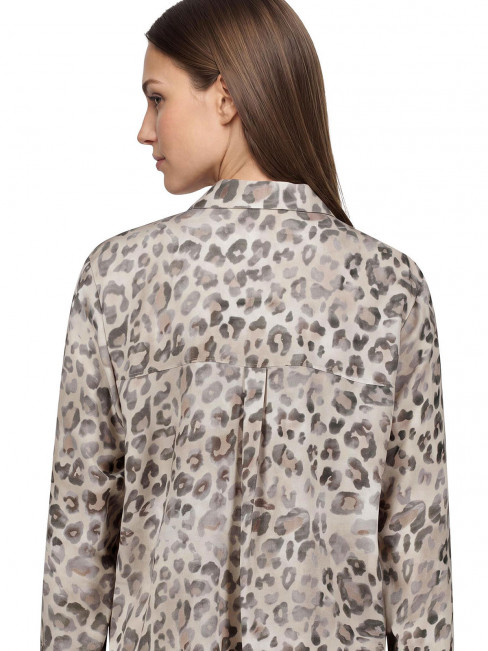 Viskosblus taupe leo från Betty Barclay 2