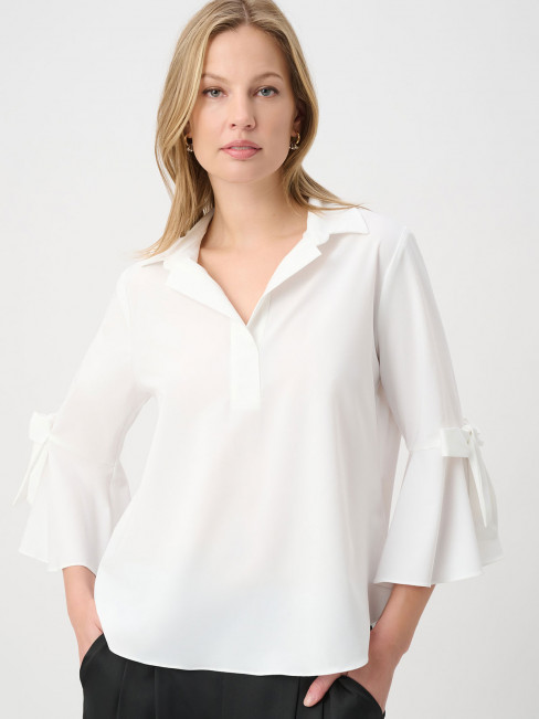 Blus rosett vit från Joseph Ribkoff