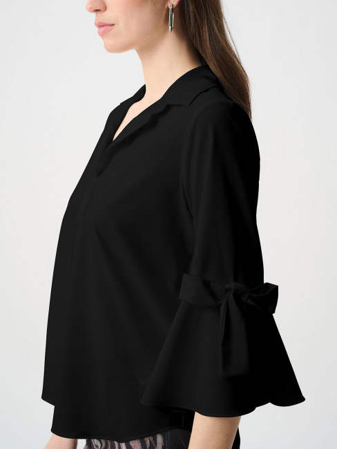 Blus rosett svart från Joseph Ribkoff 2