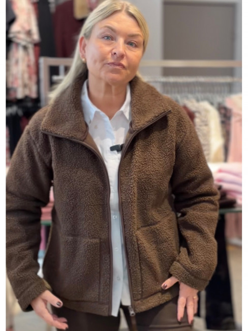 Teddyjacka brun från M.X.O