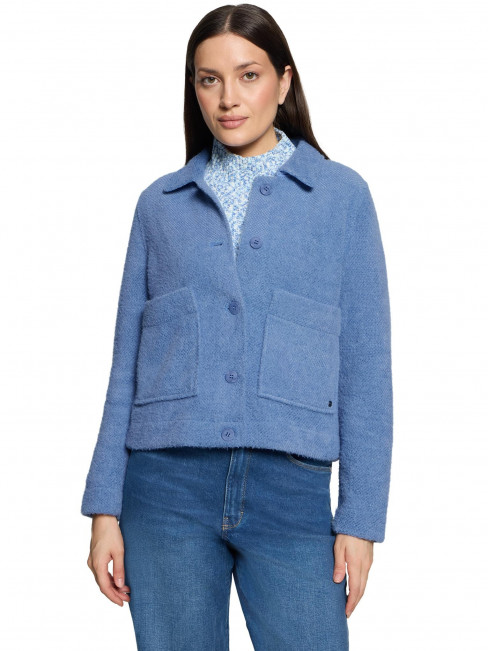 Jacka Chenille Blå från Betty & Co