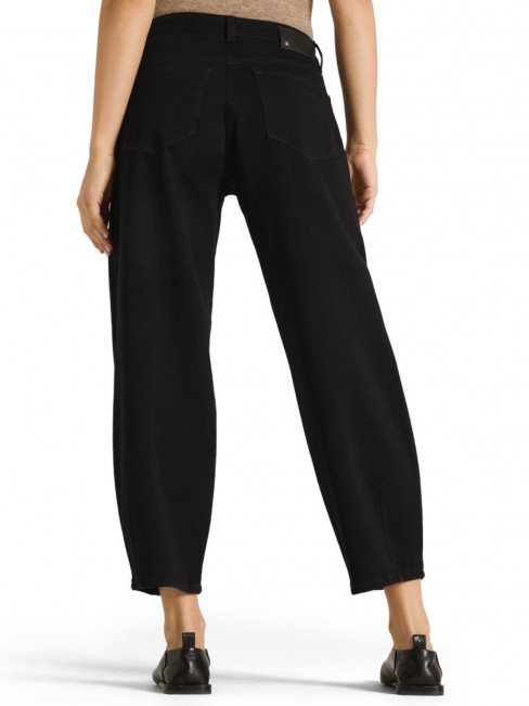Barrel-jeans Elin svart 7/8-del från Cambio 2