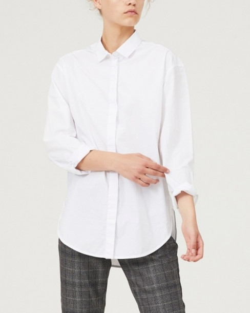 Skjorta Bellis Classic Lång Vit från Isay