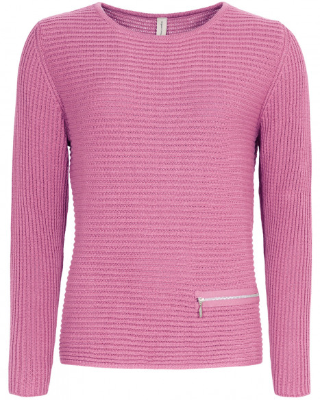 Tröja Zip Rosa
