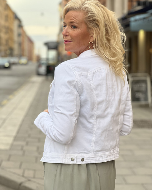 Jeansjacka Erna Vit från SoyaConcept 2