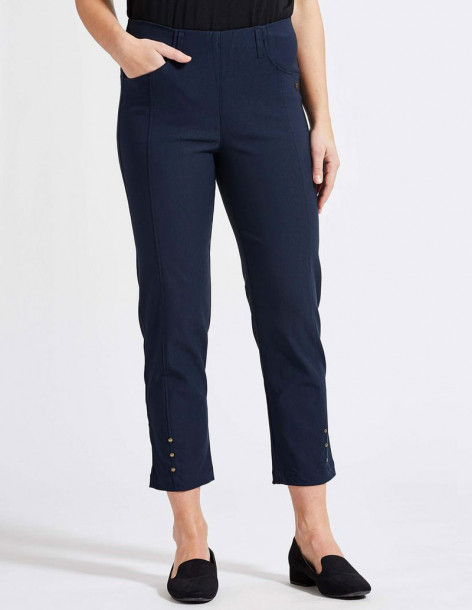 Mirakelbyxa Rose 7/8 Viskos Marin från LauRie